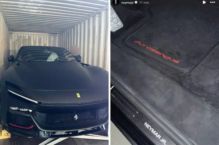 Neymar ostenta novo carro de luxo avaliado em R$ 7,5 milhões 1 image